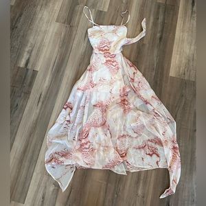 Feels Like Destiny Maxi Dress - Mauve Combo